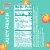 Alani Nu Juicy Peach Energy Drink Can Perspective: back