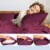 LuxClub Eggplant King 2PC Rayon From Bamboo Solid Performance Pillowcase Set Perspective: back