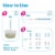 Easy@Home Ovulation Test Strips Kit, 50 LH Strips Perspective: back