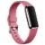 Fitbit Luxe Platinum Fitness Tracker with Orchid Band Perspective: back