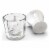 Tayama 2.5-Cup White Mini Chopper 4-Layer Blade Food Processor Perspective: back