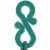 Sunnydaze 5-Inch Indoor/Outdoor Colored Lighted Ball Hanging Decor - Green Perspective: back