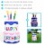 Sunnydaze Birthday Cake LED Inflatable Yard Decoration - 4 ft Perspective: back