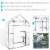 Walk-In Greenhouse 4 Shelves Outdoor Portable Garden Plant Clear Growing Rack Perspective: back