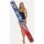 PoolCandy 72 In. Stars & Stripes Glitter Super Pool Inflatable Noodle Water Toy Perspective: back