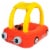 PoolCandy® Little Tikes® Cozy Coupe® Ride-On Inflatable Pool Float Perspective: back