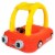 PoolCandy® Little Tikes® Cozy Coupe® Ride-On Inflatable Pool Float Perspective: back