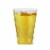10 oz. Clear Square Plastic Cups (336 Cups) Perspective: back