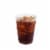 10 oz. Clear Round Plastic Cups (500 Cups) Perspective: back