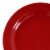 10.25  Solid Red Holiday Round Disposable Plastic Dinner Plates (120 Plates) Perspective: back