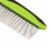 Pet Life Grip Ease Wide and Narrow Tooth Grooming Pet Comb Perspective: back