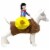 Pet Life Yeepaw Cowboy Pet Holiday Dog Costume Perspective: back