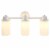 Lalia Home Essentix Contemporary Three Light Metal and Opaque White Glass Shade Vanity Upl Perspective: back