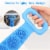 SILICONE SHOWER BACK SCRUBBER CLEANER WASHER MEN WOMEN CHILDREN - 2 SIZES Perspective: back