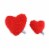 Midlee Plush Red Heart Valentine's Day Dog Toy (Large) Perspective: back