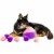 Midlee Hide a Ball Dog Toy - Pink/Purple (Large) Perspective: back