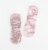 Oak and Reed Tie Dye Yoga Socks, Mauve M/L Perspective: back