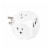 Three Sided Wall Adapter With A & C Ports Perspective: back