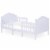 SweetPea Baby Rose 3-in-1 Convertible Toddler Bed Perspective: back
