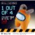 Among Us Plush Buddy Orange Rammed Crewmate 8 Online Video Game P.M.I. Perspective: back