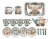 Tiny Treasures Country Woodland Critters Tea Set Perspective: back