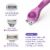 Flamingo Moisture Plus Women's Razor With Razor Blade Cartridges Perspective: back