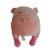Sleeping Pig Plush Pillow with Blanket | Velvet Bolster Novelty Decorative Pillow | 16 Inches Perspective: back