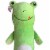 Velvet Bolster Plush Pillow | Swiss Jasmine Plushies | Froggie Stuffed Animal | 43 Inches Perspective: back