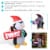 46.5 Christmas Inflatable Penguin Decoration LED Blow Up Outdoor Yard Decor Perspective: back