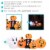 Sunnydaze Haunted Pumpkin Patch Halloween Inflatable Yard Decoration - 7 ft Perspective: back