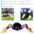 Sunnydaze 9 ft Terrifying Tarantula Spider Inflatable Halloween Decoration Perspective: back
