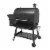 LifePro SCSP1500LP 1500 Square Inch Barrel Precision Wood Pellet Smoker Grill Perspective: back