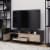 Teamson Home - Bryson TV Stand 65  Flat Screen with 2 Drawer 3 Open Shelves and 2 Door Perspective: back