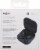 Shokz OpenFit Open-Ear True Wireless Earbuds - Black Perspective: back