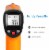 Infrared Thermometer, Non-Contact Digital Laser Temperature Gun -58°F to 1022°F (-50°C to Perspective: back