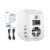 Cooluli Classic 4 Liter Portable Compact Mini Fridge - White Perspective: back