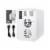 Cooluli Infinity 10 Liter Portable Compact Mini Fridge - White Perspective: back