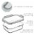 Bentgo® Leak-Proof Glass Food Storage Set Perspective: back