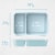 Bentgo® Prep 2-Compartment Container - Sky Perspective: back
