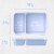 Bentgo 2 Compartment Food Containers Perspective: back