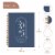 Rileys 2023 Weekly Planner - Annual Weekly & Monthly Agenda Planner (8x6", Midnight Blue) Perspective: back
