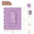 Rileys 2023 Weekly Planner - Annual Weekly & Monthly Agenda Planner (8 x 6", Lilac) Perspective: back