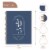 Rileys 2023 Weekly Planner - Annual Weekly & Monthly Agenda Planner (8.5x11", Midnight Blue) Perspective: back