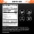 Prime Ice Hydration Orange Sports Drink Bottle Perspective: back