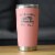 RV Having Fun Yet - Insulated Coffee Tumbler - Funny Travel Camper Gifts - Pink, 20 oz Perspective: back