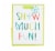 Seasonal Celebrations Snow Much Fun Value Cub Gift Bag Perspective: back