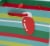 Seasonal Celebrations Whimsy Stripe Value Cub Gift Bag Perspective: back