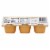 Zee Zee's Orange Dreamsicle Applesauce Cups Perspective: back