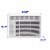 Element EWM05B 5000 BTU Window Air Conditioner Perspective: back