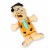 The Flintstones Fred Flintstone 12 Plush Dog Toy Perspective: back
